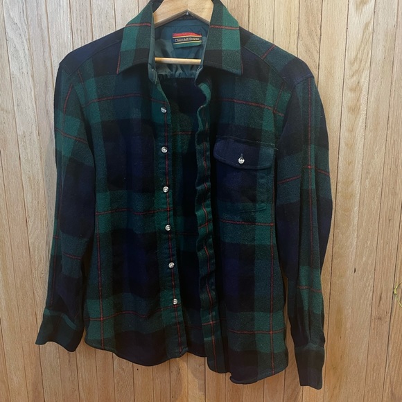 Vintage 🪵 plaid wool button down - Picture 5 of 8